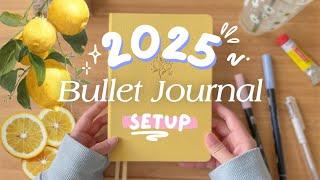 2025 Bullet Journal Setup | Plan with me  Spreads for the new year