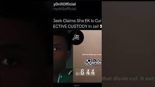 Sha Ek is currently not holding it down in jail #shaek #Rpt #dthanggz #ogz #bronxdrill #drill