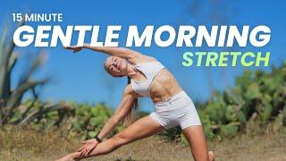 15 Minute Daily Morning Stretch | Simple routine to wake up & feel good | Follow Along