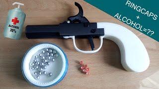 Homemade Percussion Pocket Pistol (RINGCAPS + ALCOHOL) #AntiqueFirearmsModel