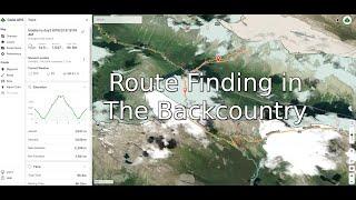 Hiking with Route Finding Apps in The Backcountry | Finding your way to Explore new Places