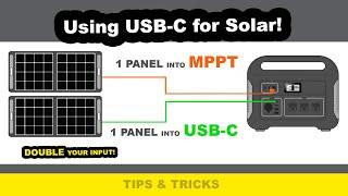 Using USB-C for Solar