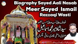 Biography Meer Sayed Ismail Sayed Aali Nasab Razzaqi Wasti عالی نسب سید شاہ میر محمد اسماعیل بلگرامی