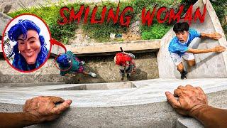 SMILING WOMAN REAL LIFE ESCAPE 11.0 | Horror Parkour Pov Short | Bubbles 3Run