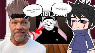 Jujutsu kaisen react to jjk scitts ll le engin ll Jujutsu kaisen ll gacha reaction ll nagumogc