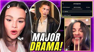 Selena Gomez RESPONDS To Unfollowing Hailey Bieber With MOCKING Instagram Posts