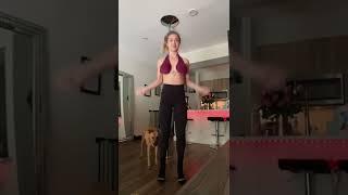 Braless no bra bouncy bouncing boobs dancing tiktok nip slip boob