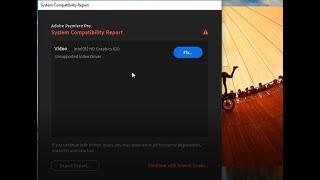 Fix Premiere Pro 2020 System Compatibility Report || Unsupported video Driver