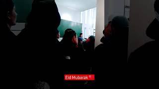 Eid namaz with Kazakh people