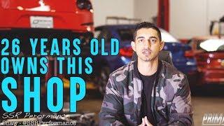 26 YEARS OLD OWNS A RACE SHOP - SSR Performance Shop Tour