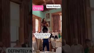 Nora Fatehi Oops Moment capture Incamera #norafatehi #funnyshorts #norafatehidance @Cobalt King