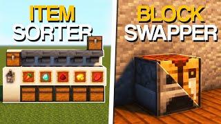 Minecraft: 10+ USEFUL Redstone Builds & Hacks!