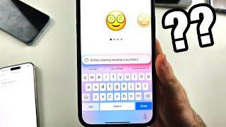 Can You Make AI Emoji on iOS 18 (Genmoji?) (no)