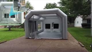 【Inflatable Paint Booth】What makes the WARSUN paint booth DIFFERENT from CHEAPER alternatives?