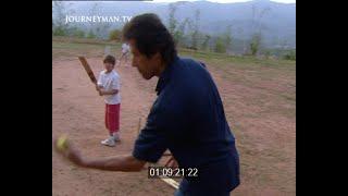 Imran Khan Playing Cricket with Sons in Islamabad, Pakistan, 2006