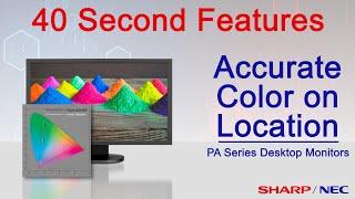 40 Second Product Features - Accurate Color on Location