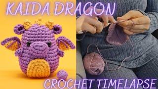 Kaida Dragon comes ALIVE!! crochet Timelapse!