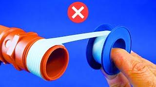 94% of People apply Teflon Pipe Tape incorrectly - This is why it leaks!!