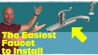 Install a kitchen faucet, for Beginners (Moen, Adler)