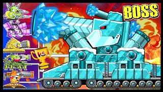 ️TANK ARENA️Ice Hybrid | Мега танки VS Мега Босс | Мультики про танки | Tank Cartoon | Wot