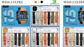 WISME WS10-2 ULTRA SMART WATCH WITH SEVEN 7 STRAPS WIRELESS CHARGING