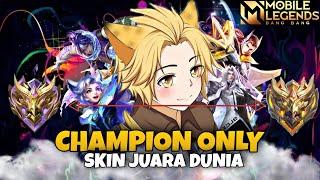 Namatin Mobile Legends tapi Skin Champion Only Sampai Mythic Glory