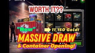 Wot Blitz Massive Draw & Crate Opening Container Opening WORTH IT? 11K+ Gold in 4K! wotb WoT Blitz