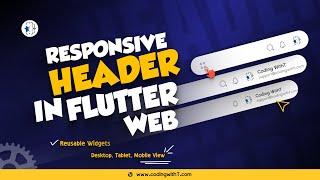 How to Create a Responsive Navbar in Flutter | Adaptive Header & Navigation Bar Tutorial