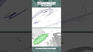 ROUGH VS FINAL PASS TITANOMACHY from STORIES FROM STYX #2danimation #storyboard #storyboardartist