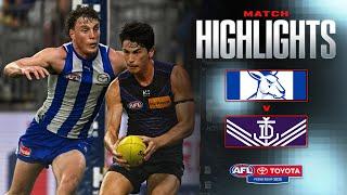 North Melbourne v Fremantle Highlights | Round 14, 2025 | AFL