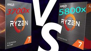 I FINALLY GOT RYZEN 5000!!! Ryzen 7 3700x VS Ryzen 7 5800x!!! Last Gen 8 Core VS New 8 Core!!