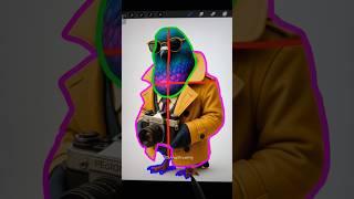 Drawing Špijuniro Golubiro #art #drawing #shorts