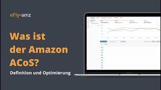 Amazon Wissen by eFly-amz  Was ist der Amazon ACoS?