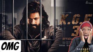 KGF Chapter 3 Official Trailer | Yash | Prasanth Neel | Kgf 3 Trailer (REACTION)