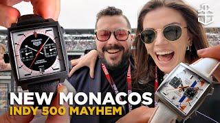 New TAG Heuer Monaco Chronograph x Gulf & Stopwatch at the Indy 500