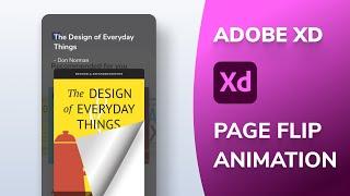 Page Flip Animation in Adobe Xd ft. @saptarshipr | Design Weekly