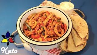 Chicken Fajita – Easy One Pot Keto Meal Prep | Keto Recipes