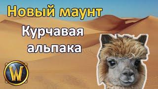 Получаем маунта Курчавая альпака