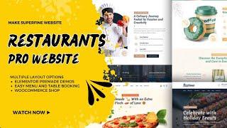 Make Restuarant, Pizza, Coffee, Ice-Cream Shop Websites with Menu and Table Booking | Restimo