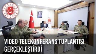 Millî Savunma Bakanı Yaşar Güler, Hakkâri'de Video Telekonferans Toplantısı Gerçekleştirdi