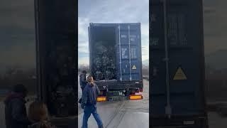 Japanese used car engine auto parts container export to dubai