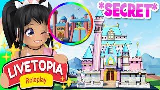 *SECRET BOUNCY CASTLE* PAPER CASTLE in LIVETOPIA Roleplay (roblox)