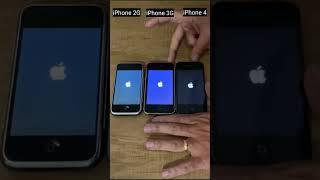 iPhone 2G VS iPhone 3G VS iPhone 4 Speed Test #shorts