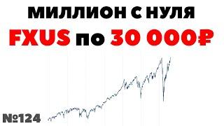 Миллион с нуля №124: FXUS по 30 000₽ и покупка на 3-4 месяца через Тинькофф Инвестиции