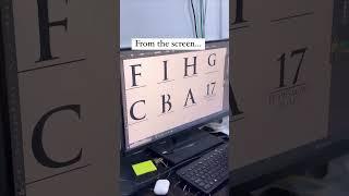 From the screen to the sign... | K Smart Sign | House Signs UK