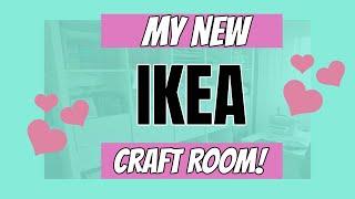 *NEW* IKEA Craft Room Tour!!