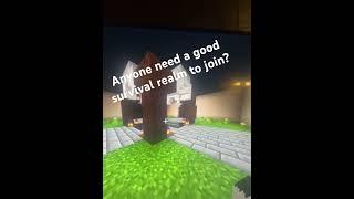 Join the server the realm code is in the comments #minecraft #bedrock #realms #chillsmp