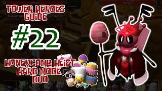 #22 Tower Heroes Guide / Make a Cake Update / DUO Honeycomb Heist Hard Mode Challenge / Roblox