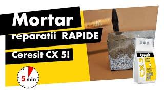 Training aplicare corecta Ceresit CX 5 - mortar reparatii rapide