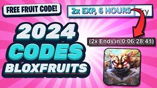 Blox Fruits New & Working Codes: 2024 Free Fruit XP!